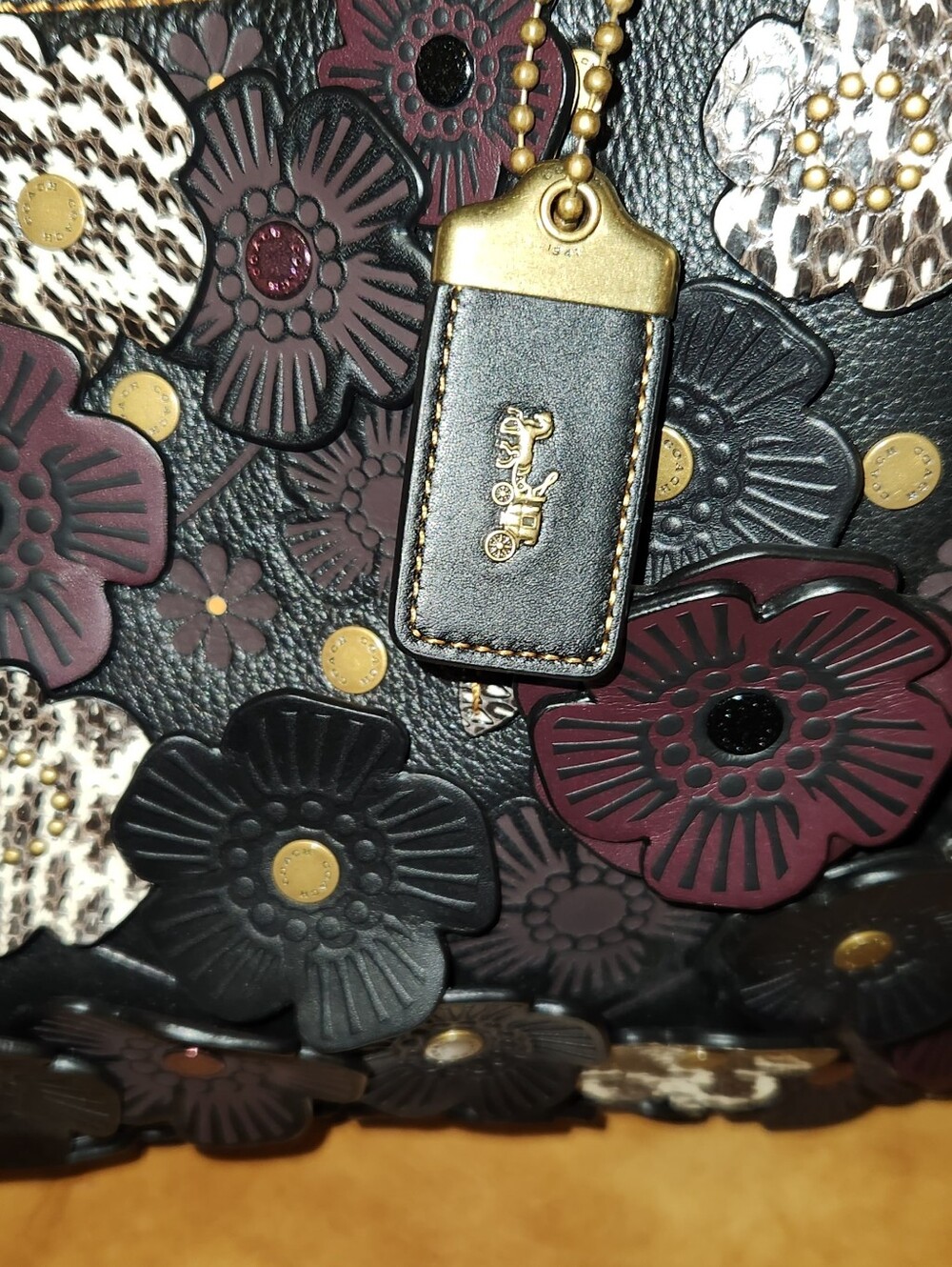 Coach Exotic Leather Rogue Bag - Picture 12 of 16